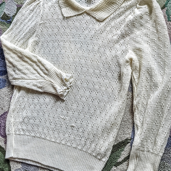 ♻️ SOLD Romantic Dainty Farmhouse Cottagecore Top - Picture 5 of 16